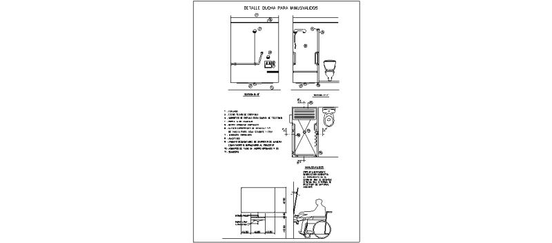 Side Elevation Adapted Toilet, Toilet With Bars And Sink